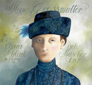 Clara Schlink, Öl auf Leinwand 60x70 CM