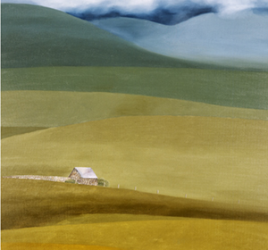 Schottland, Öl auf Leinwand 60x70 CM